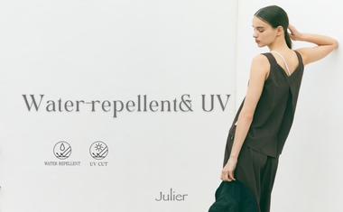 これからの季節に活躍する、Julierの撥水＆UVアイテム