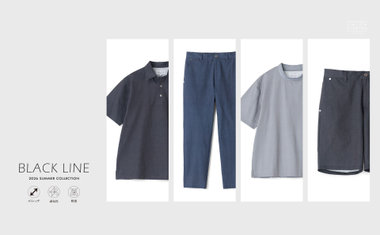 【ポロ派？モック派？】 「BLACK LINE」で選ぶ、大人の"超・涼感"セットアップ4STYLE