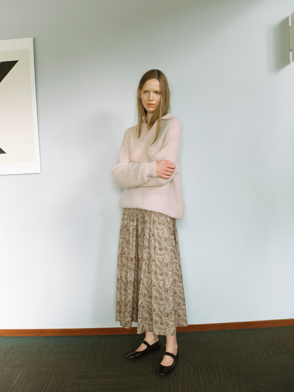 Knit Skirt Shoes