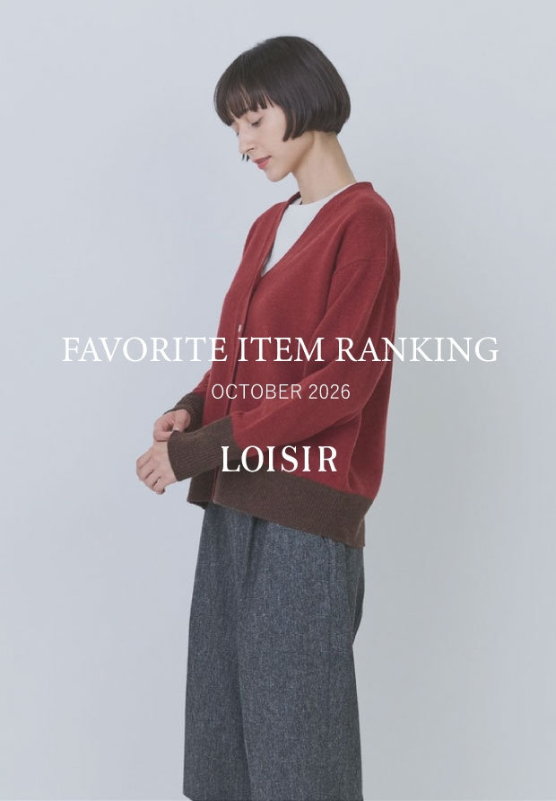 FAVORITE ITEM RANKING │ LOISIR