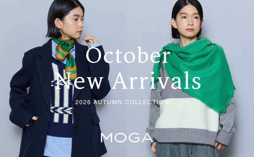 MOGA October New Arrivals | MOGA10月の新作アイテムをご紹介