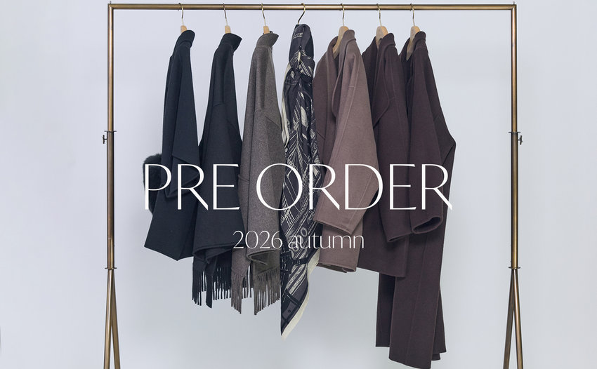 【PRE ORDER】先取りしたいコートやニットの予約がスタート！