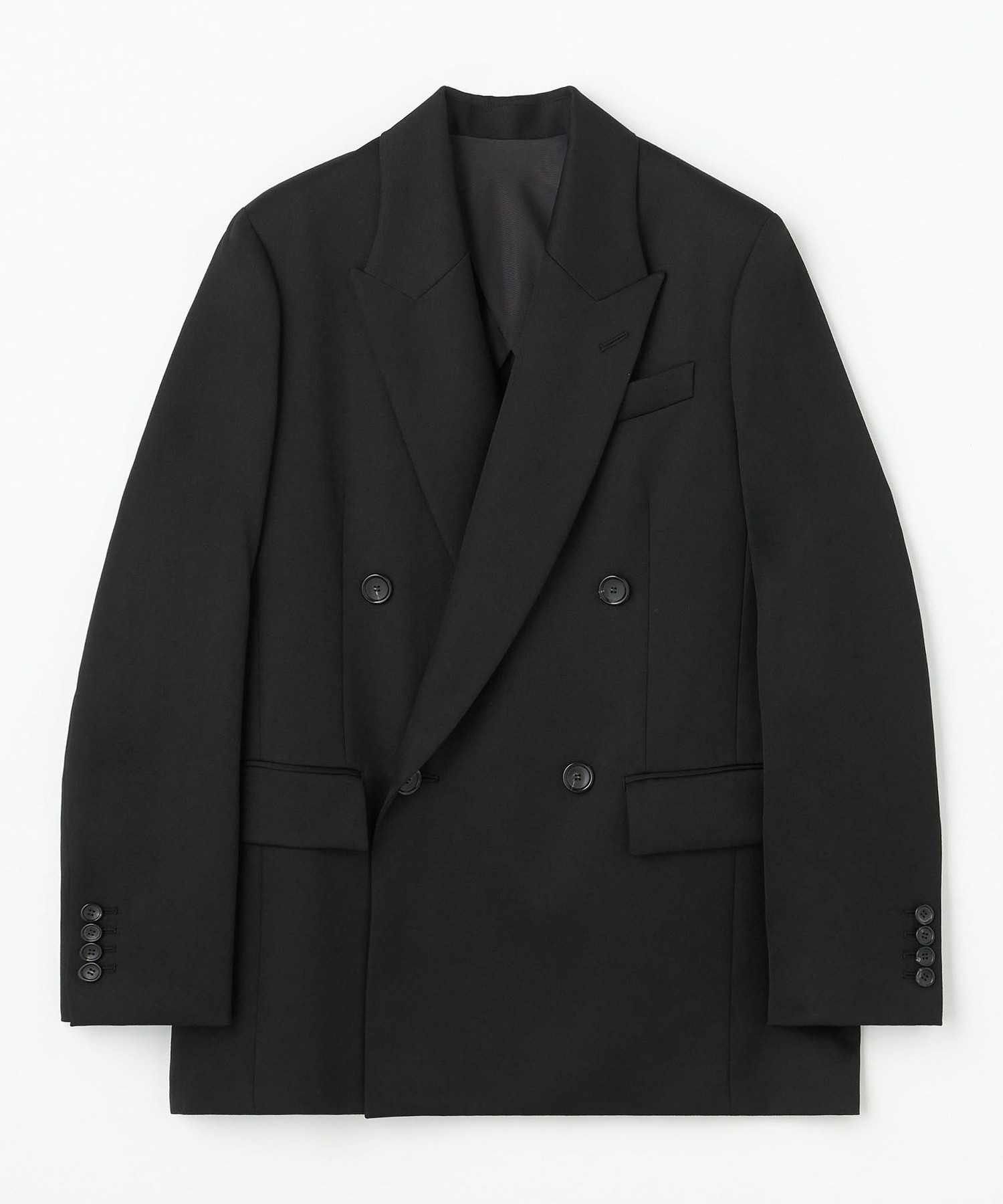 WOOL GABARDINE DOUBLE JACKET / ウールギャバジンダブルジャケット