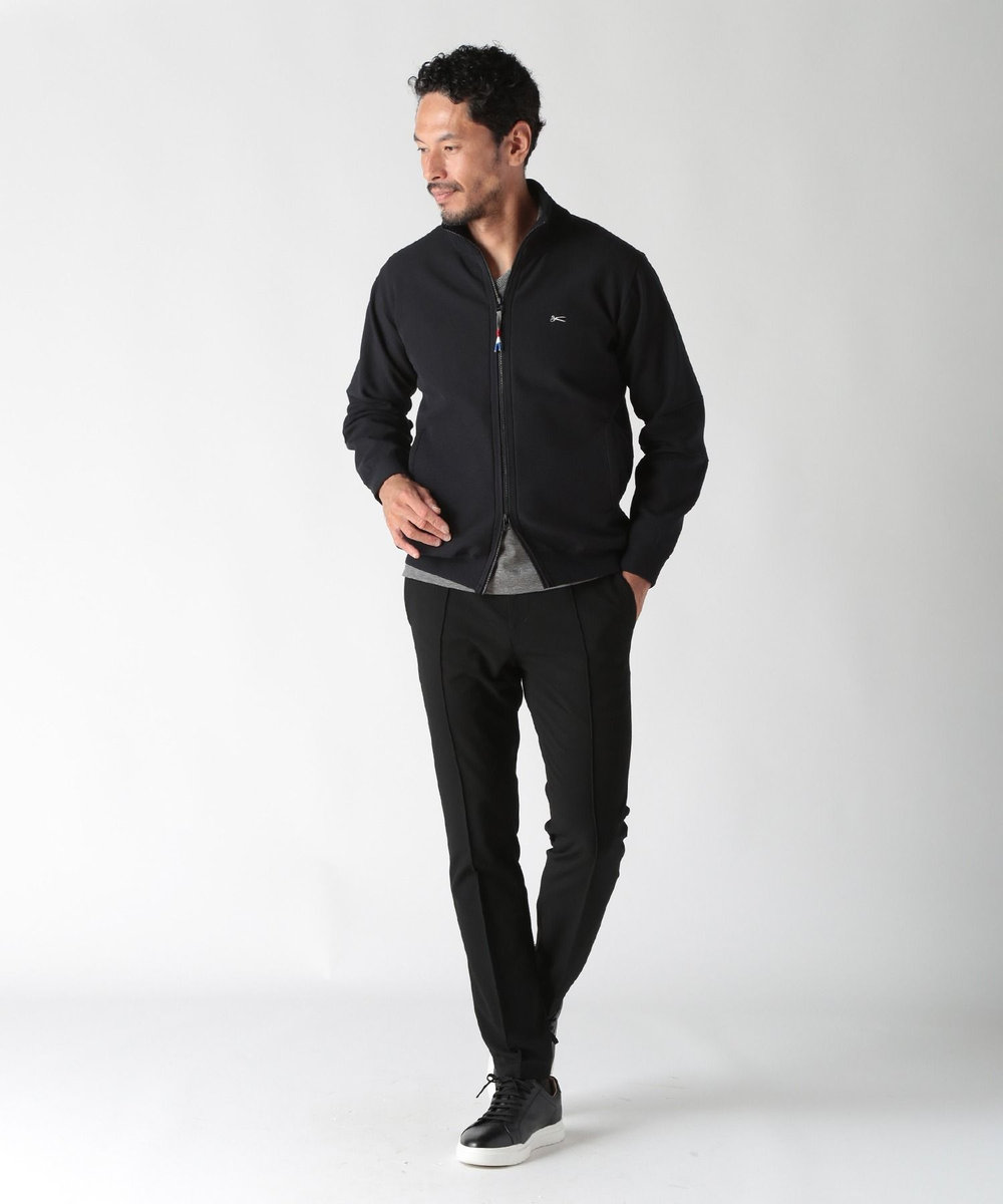 MEN'S BIGI 【ACTIVE TAILOR】360°ストレッチスラックス ブラック