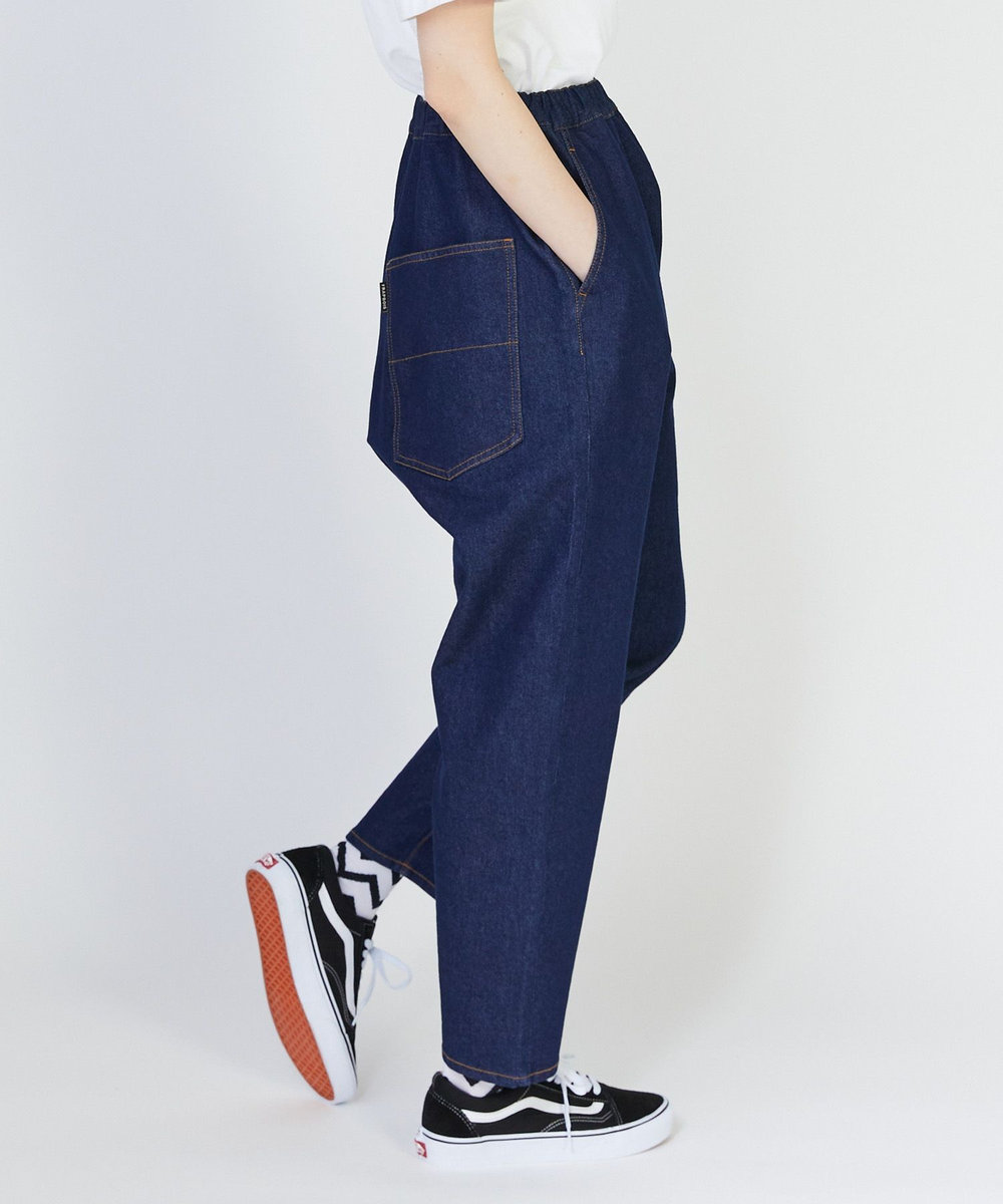 FRAPBOIS スマートサルエルパンツ ネイビー