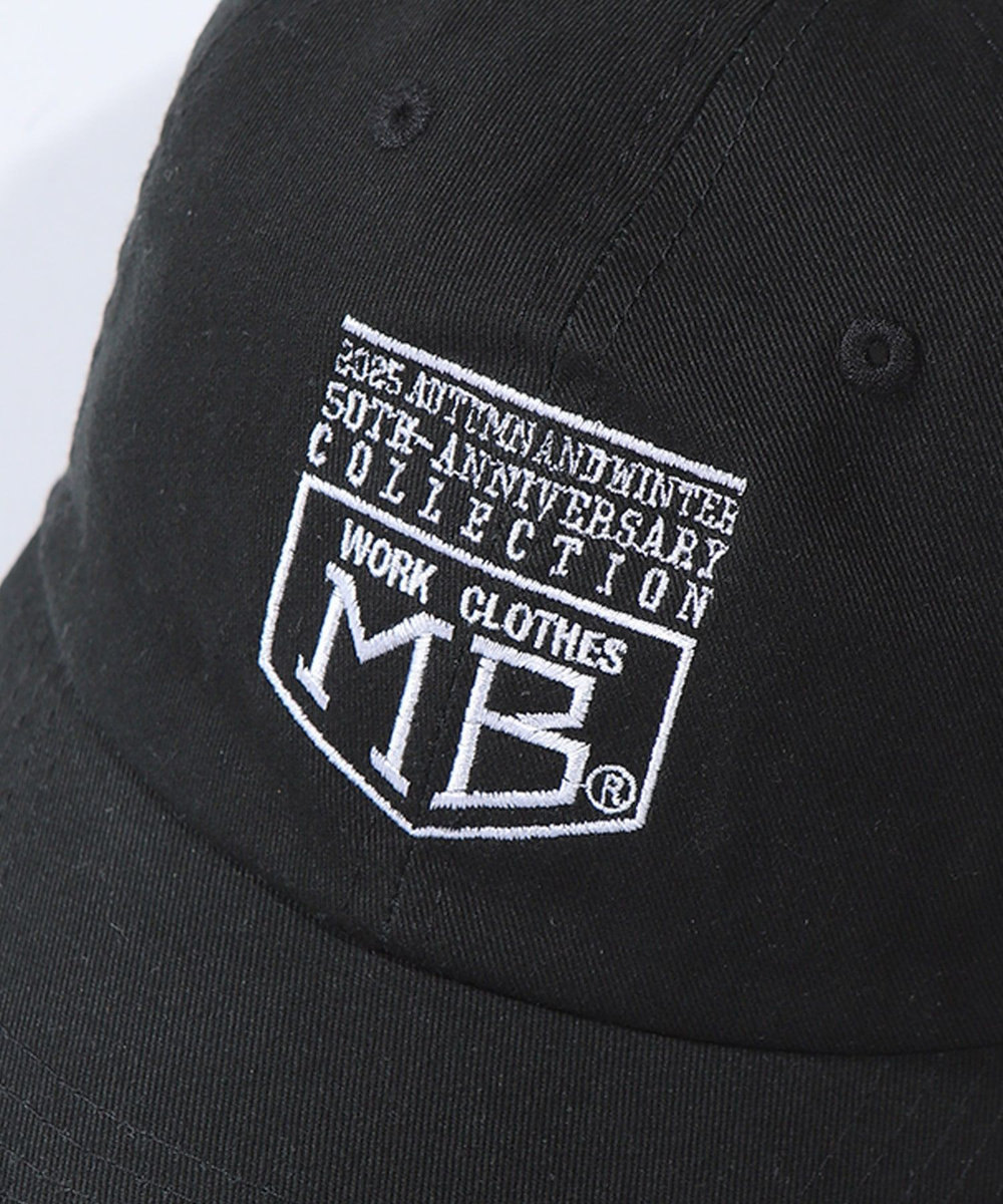 MEN'S BIGI 【50th Anniv . 菊池武夫】LOGO CAP ブラック