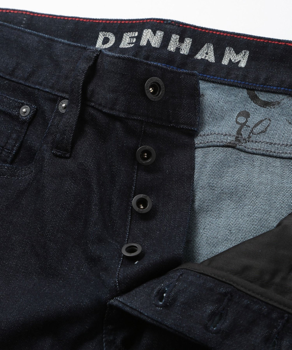 MEN'S BIGI 【DENHAM(デンハム)別注】RAZOR リンス加工デニムパンツ ネイビー