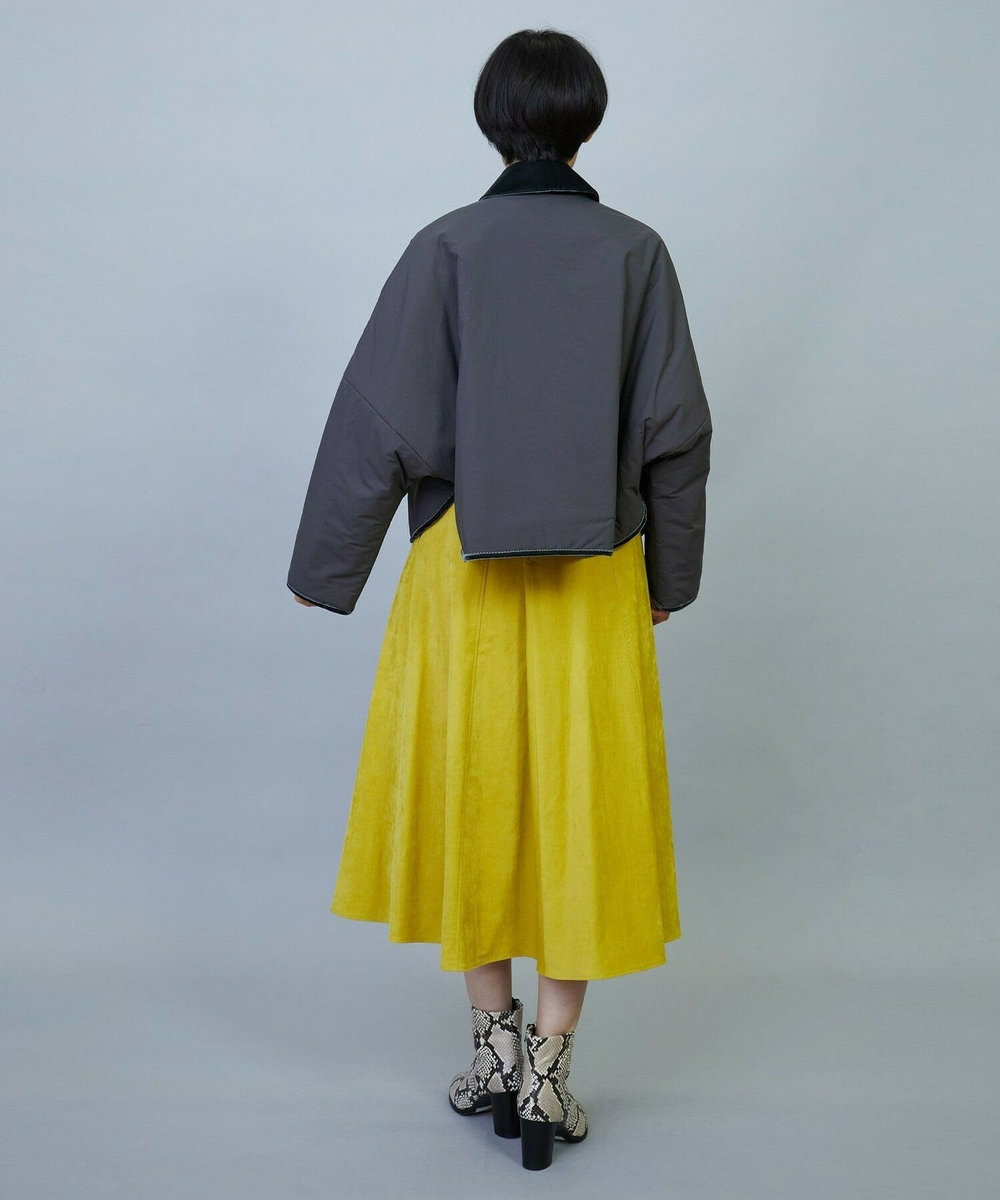 MOGA favi mercarto×MOGA　クロップドジャケットコート チャコールグレー