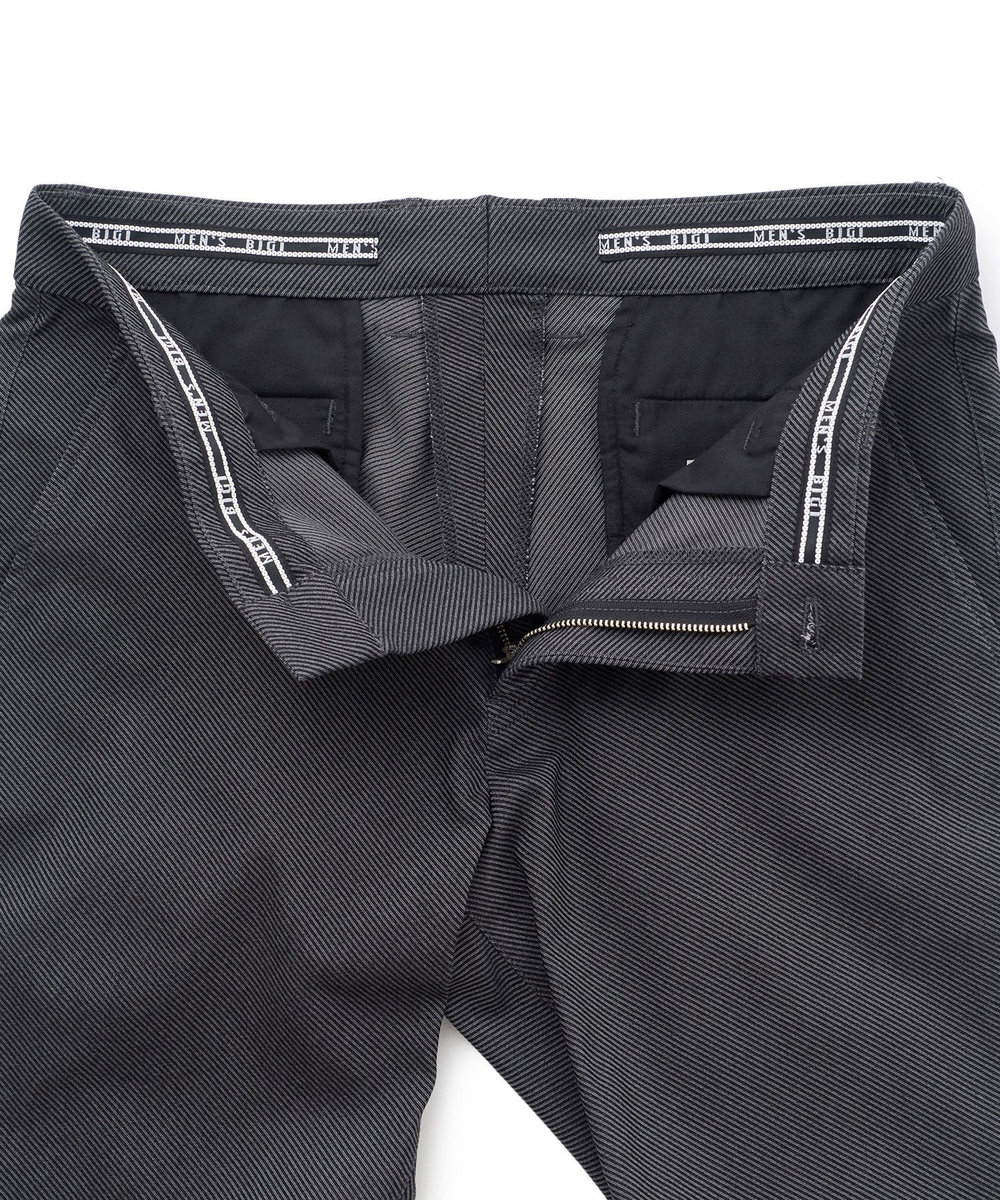 MEN'S BIGI ハイパワーストレッチ ツイルパンツ＜2wayストレッチ＞<接触冷感＞ ダークグレー