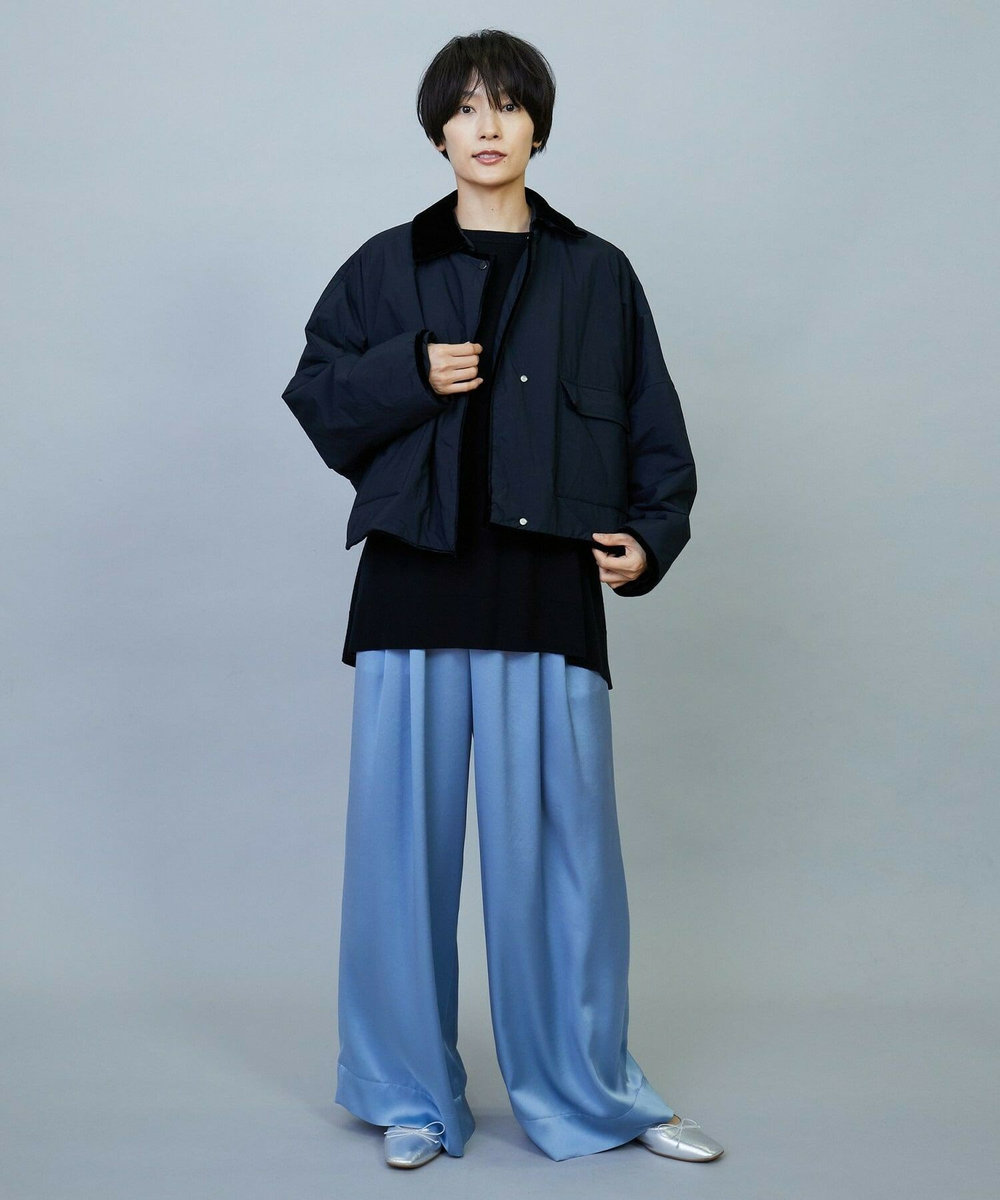 MOGA favi mercarto×MOGA　クロップドジャケットコート ブラック