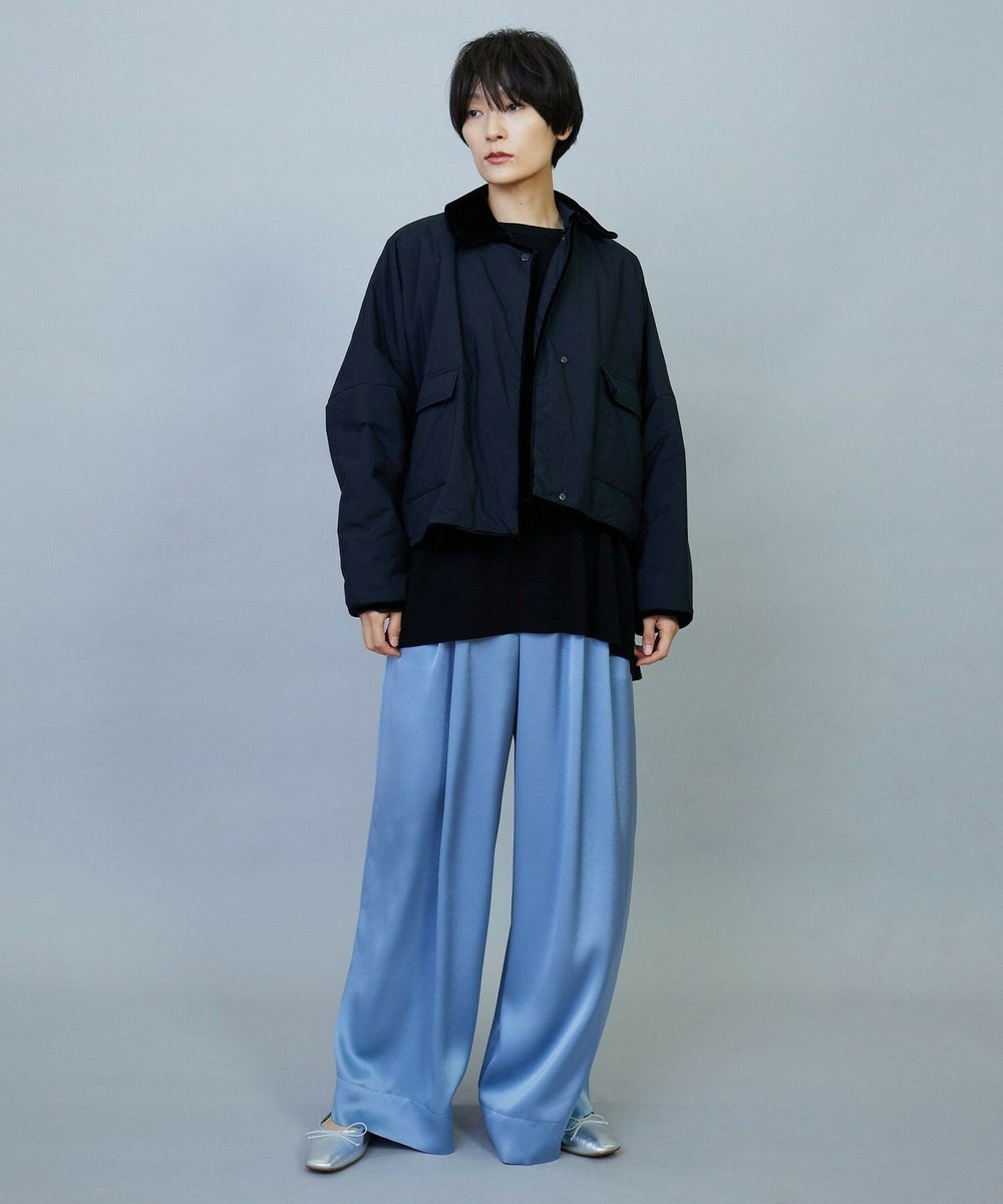 MOGA favi mercarto×MOGA　クロップドジャケットコート ブラック