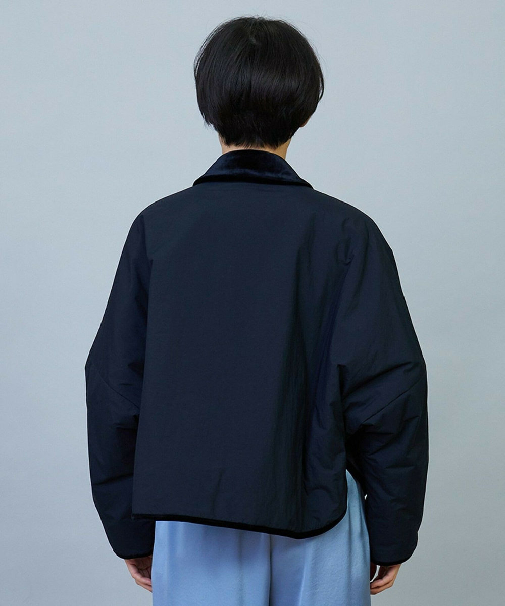 MOGA favi mercarto×MOGA　クロップドジャケットコート ブラック