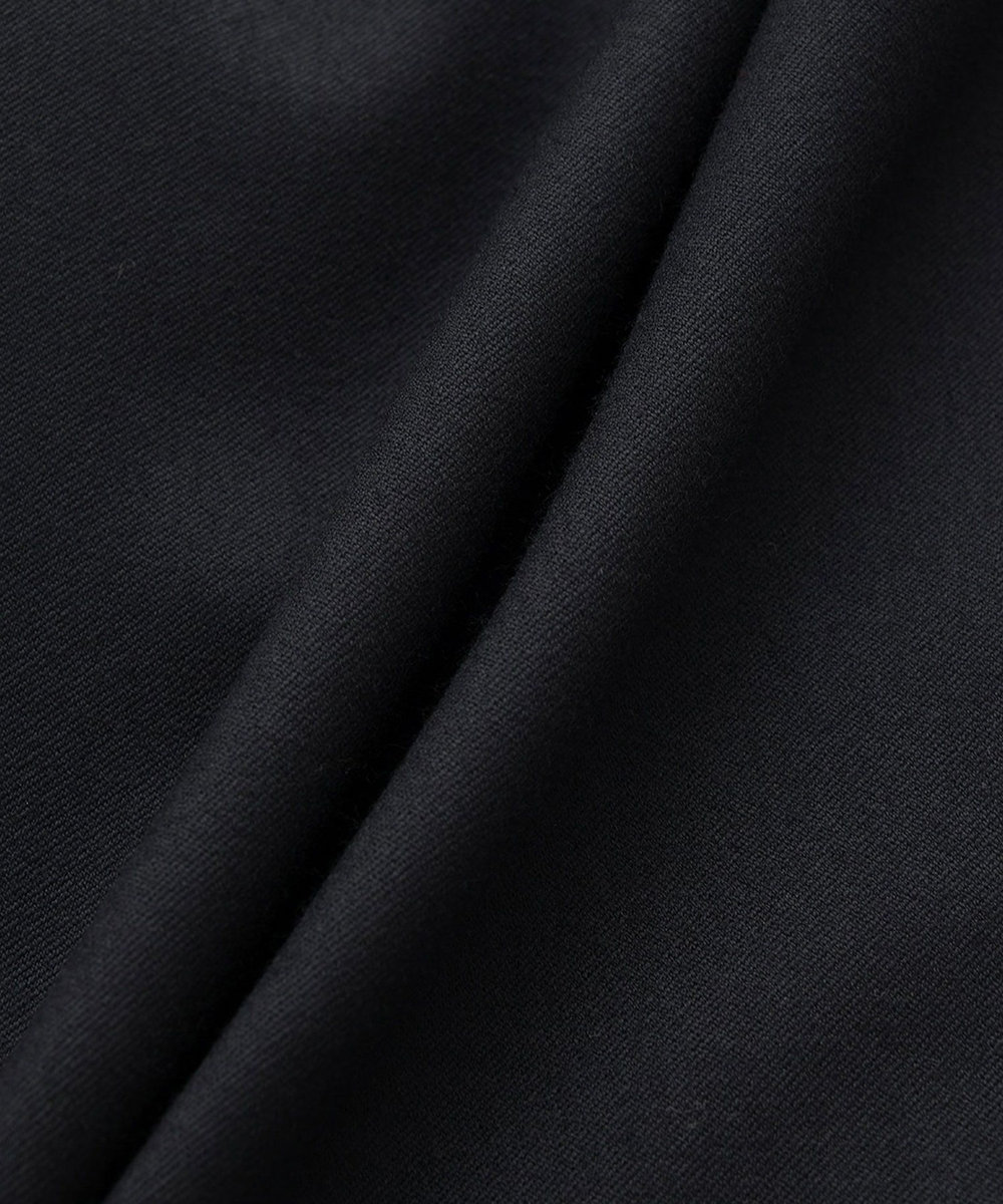 1er Arrondissement ウールサテンキュロットパンツ ネイビー