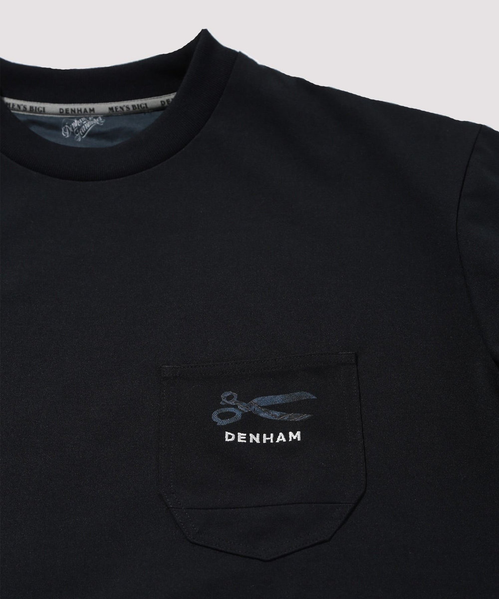 MEN'S BIGI 【DENHAM×MEN'S BIGI】TRYCOOL天竺ポケットT ネイビー