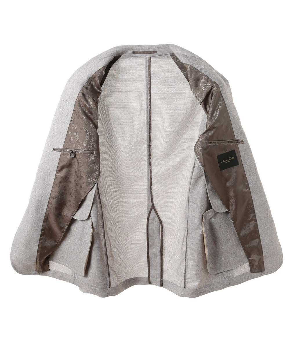 MEN'S BIGI 【ACTIVE TAILOR/アクティブテイラー】カラミメッシュストレッチジャケット<ストレッチ><通気性> ベージュ