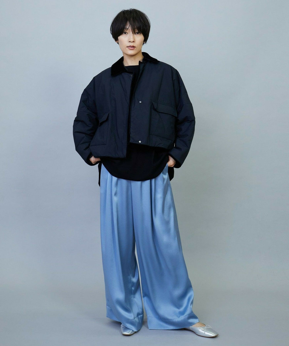 MOGA favi mercarto×MOGA　クロップドジャケットコート ブラック