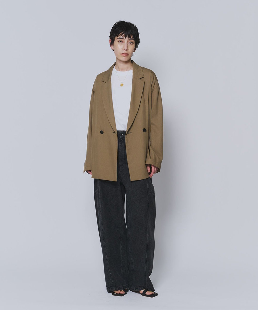 1er Arrondissement スーピマポンチTシャツ ホワイト