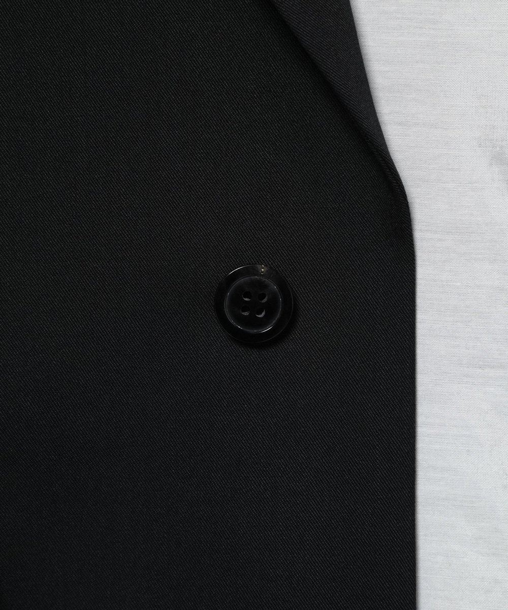 DÉPAREILLÉ WOOL NYLON GABARDINE JACKET / ウールナイロンギャバジンジャケット ブラック