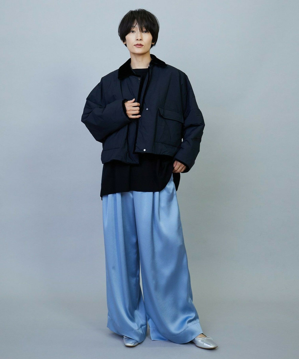 MOGA favi mercarto×MOGA　クロップドジャケットコート ブラック