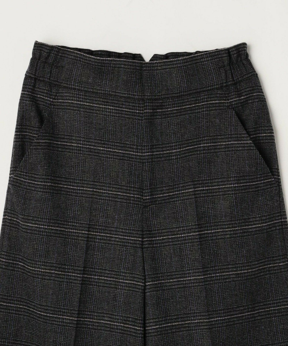 MOGA ウールカシミヤグレンチェックワイドパンツ グレー