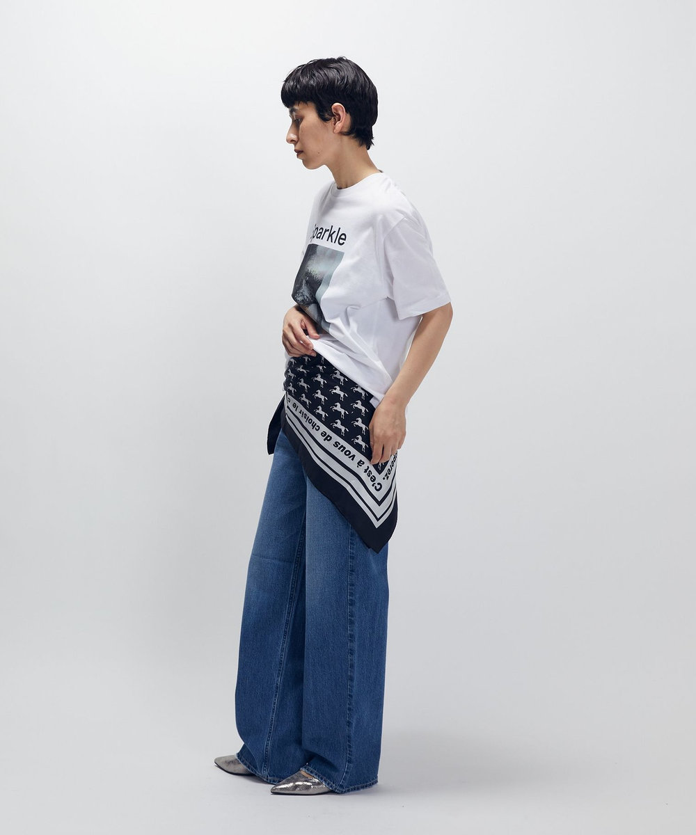 1er Arrondissement ＜upper hights / アッパーハイツ＞“THE NICE MID RISE"デニムパンツ ライトブルー