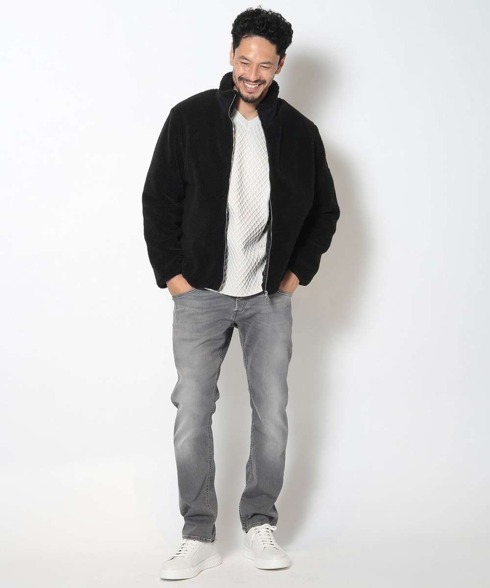 MEN'S BIGI 【MODELLO/モデロ】GORETEX別注レザースニーカー ホワイト