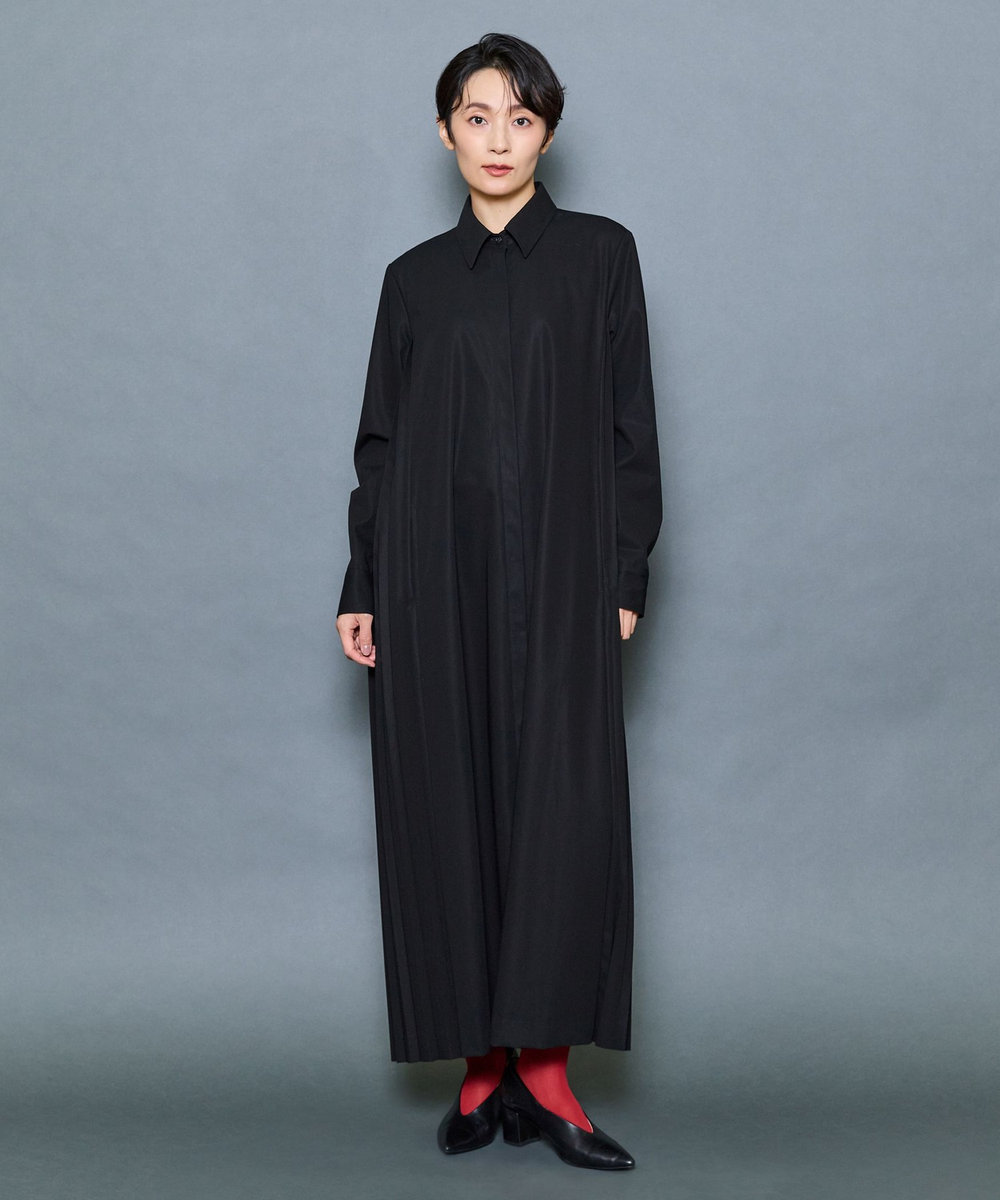 MOGA Collection MOGA Collection コットンラチネワンピース ブラック