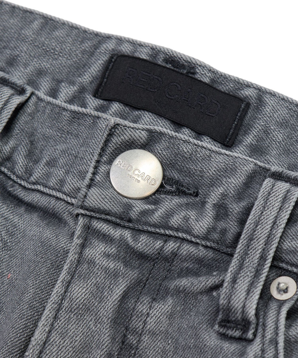 MEN'S BIGI 【RED CARD/レッドカード】別注 Bass クリーンライトデニム グレー