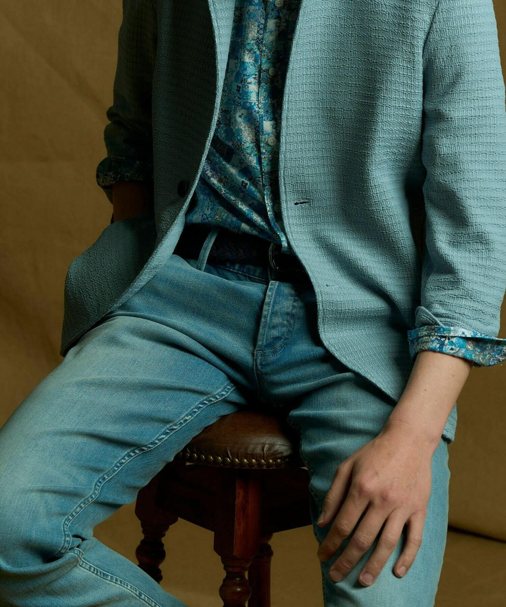 MEN'S BIGI 【DENHAM/デンハム】別注カラー RAZORハイストレッチデニム ネイビー