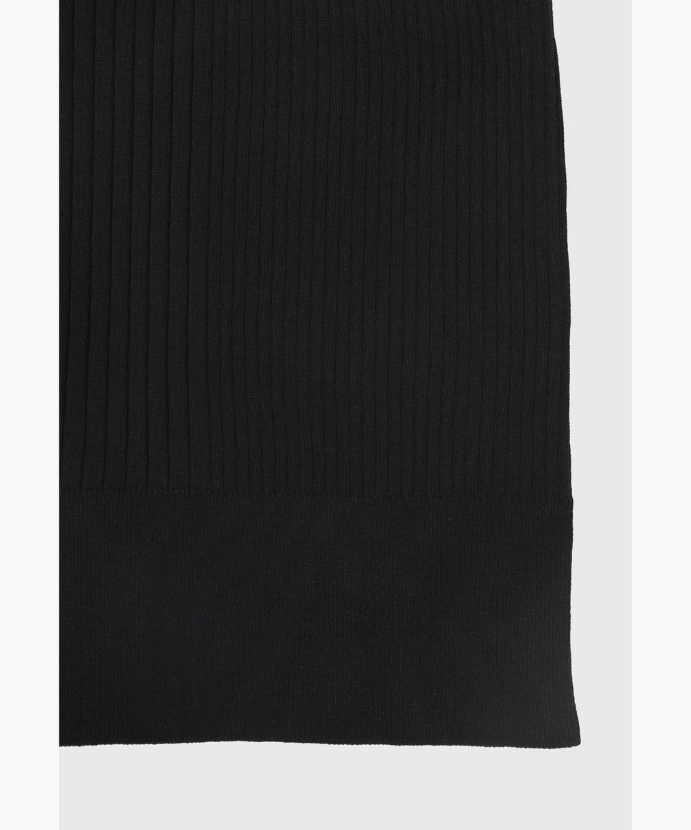 DÉPAREILLÉ COTTON RIB NO SLEEVE / コットンリブノースリーブ ブラック