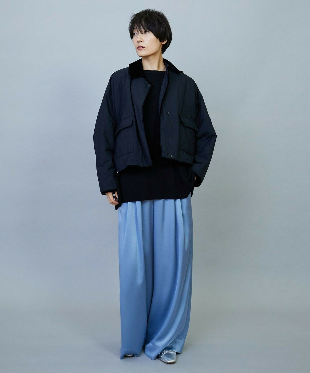 MOGA favi mercarto×MOGA　クロップドジャケットコート ブラック