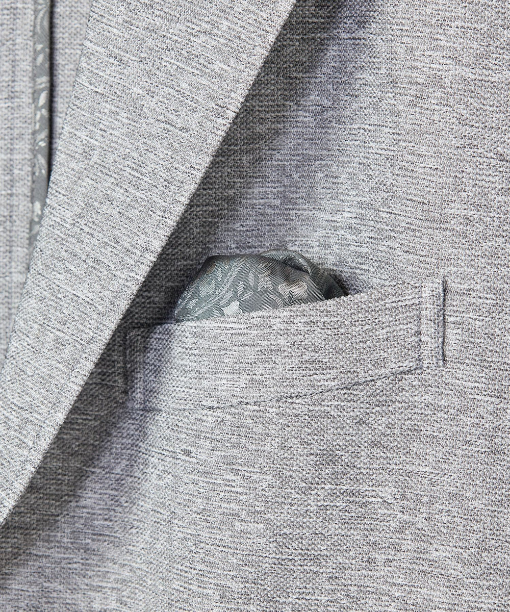 MEN'S BIGI 【ACTIVE TAILOR】カラミメッシュストレッチジャケット＜軽量/通気性/ストレッチ＞ グレー