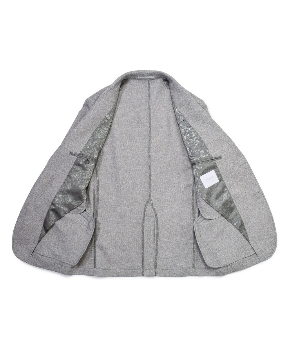 MEN'S BIGI 【ACTIVE TAILOR】カラミメッシュストレッチジャケット＜軽量/通気性/ストレッチ＞ グレー