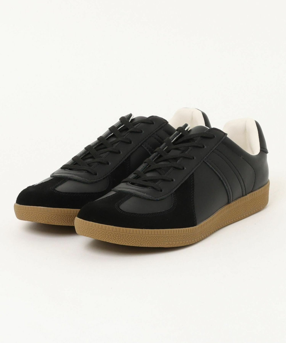 UNION STATION 【UNION STATION by MEN’S BIGI 】REPRODUCT MILITALY GERMAN TRAINER ジャーマントレーナー ブラック