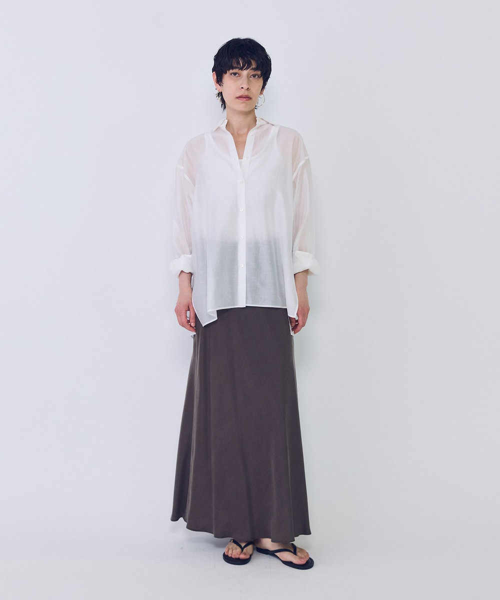1er Arrondissement キュプラフィブリル マーメイドスカート ブラウン