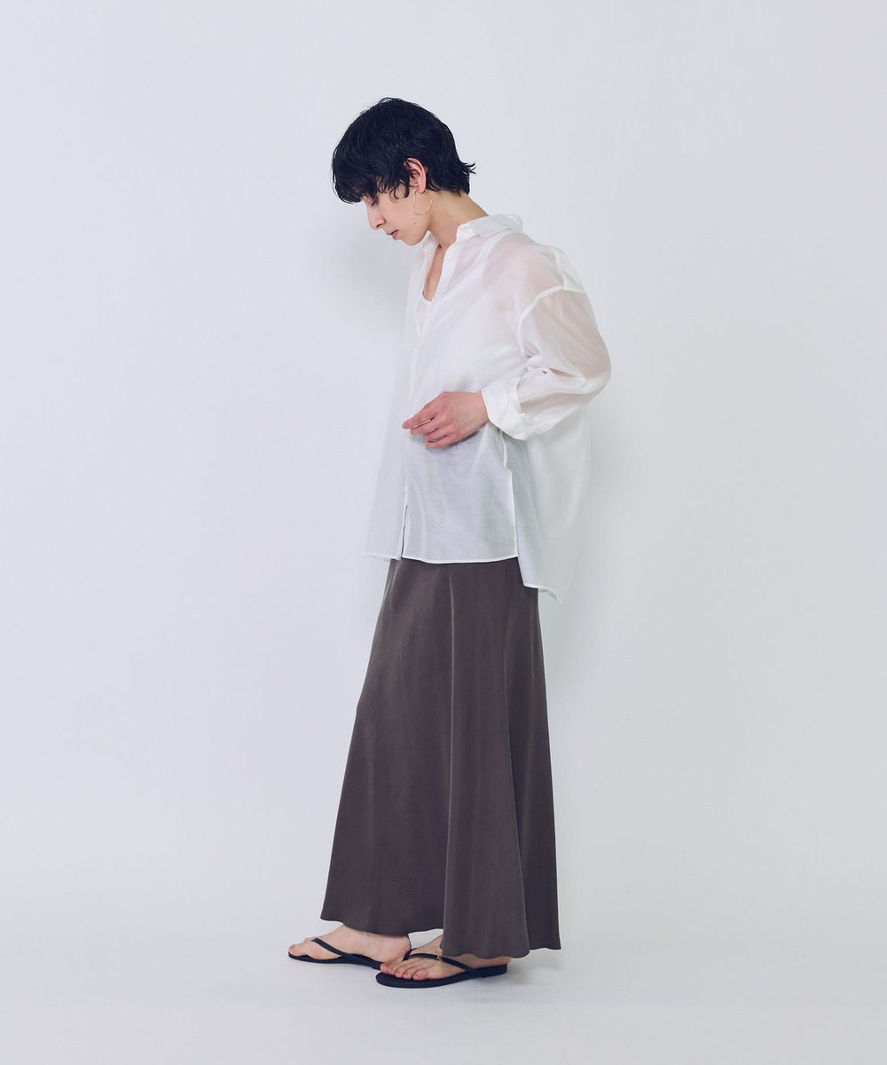 1er Arrondissement キュプラフィブリル マーメイドスカート ブラウン