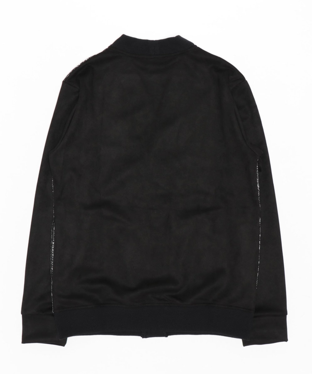 MEN'S BIGI 杢ジャガードニットプリントカーディガン ブラック