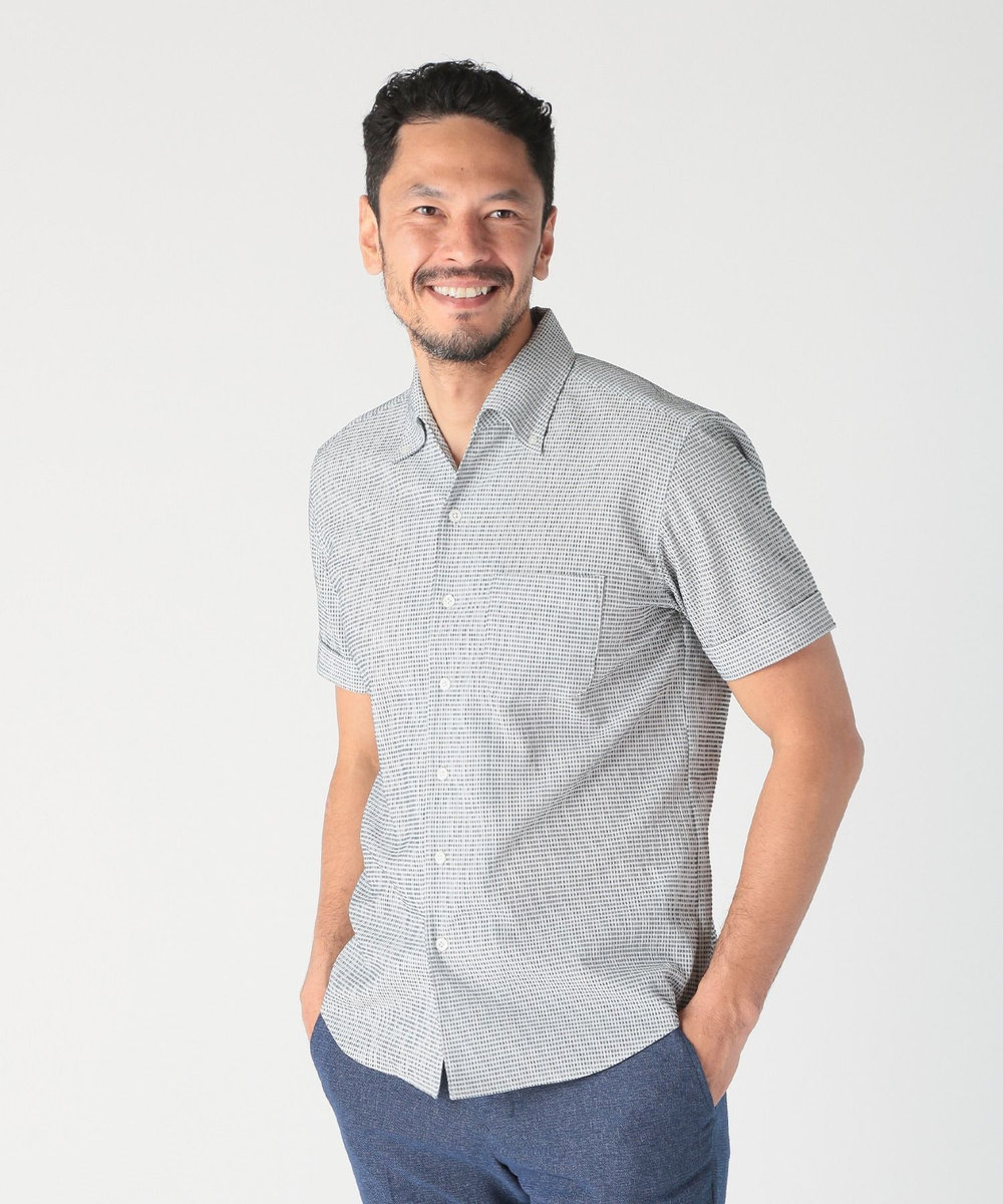 MEN'S BIGI 【ACTIVE TAILOR/アクティブテイラー】カールマイヤーボタンダウンシャツ ホワイト系その他