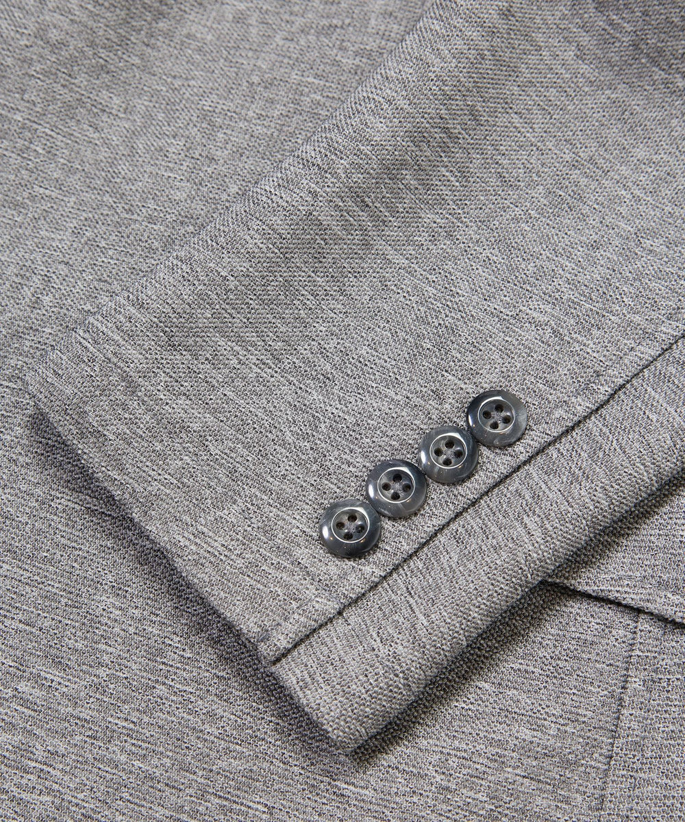MEN'S BIGI 【ACTIVE TAILOR】カラミメッシュストレッチジャケット＜軽量/通気性/ストレッチ＞ グレー