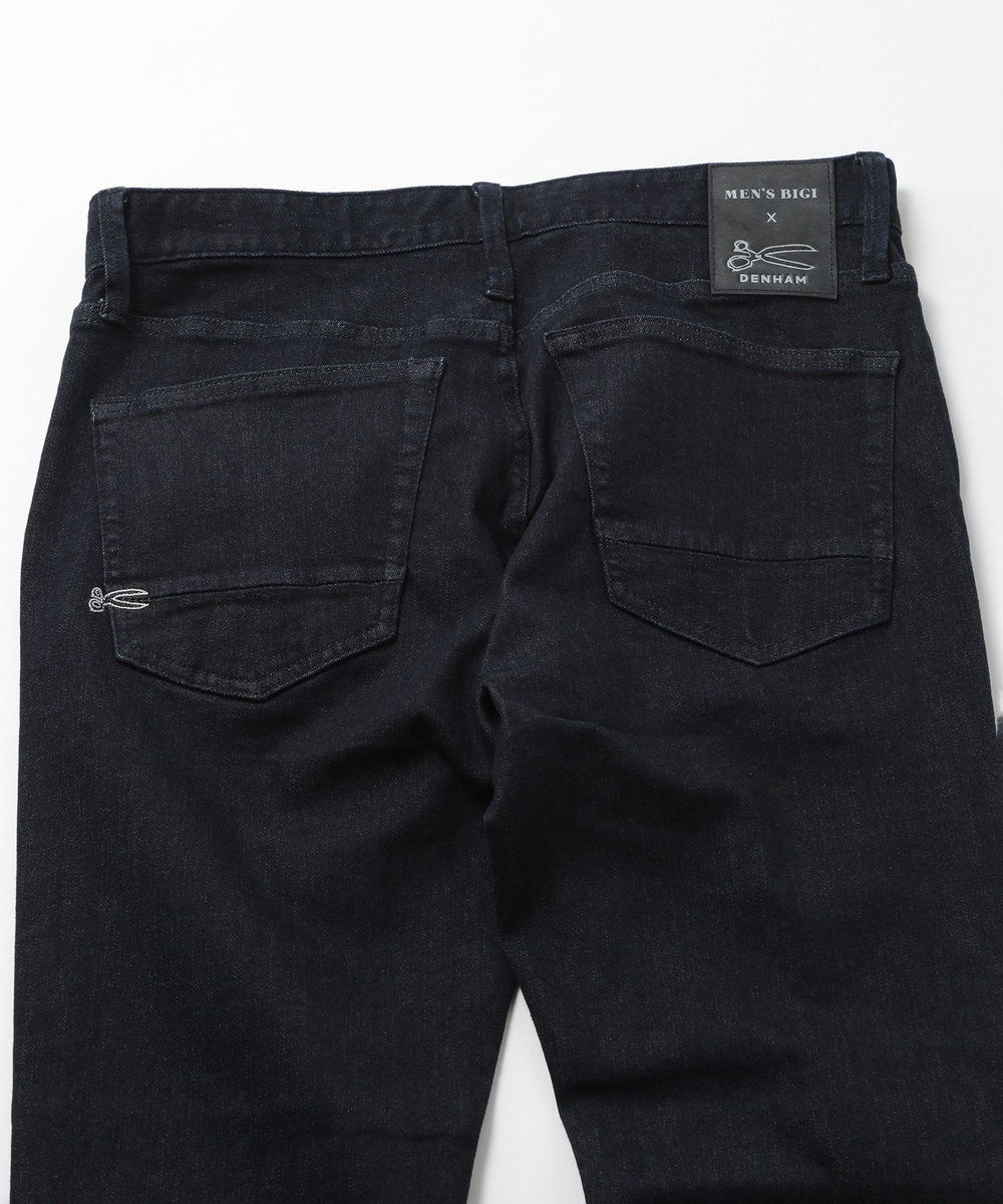 MEN'S BIGI 【DENHAM(デンハム)別注】RAZOR リンス加工デニムパンツ ネイビー