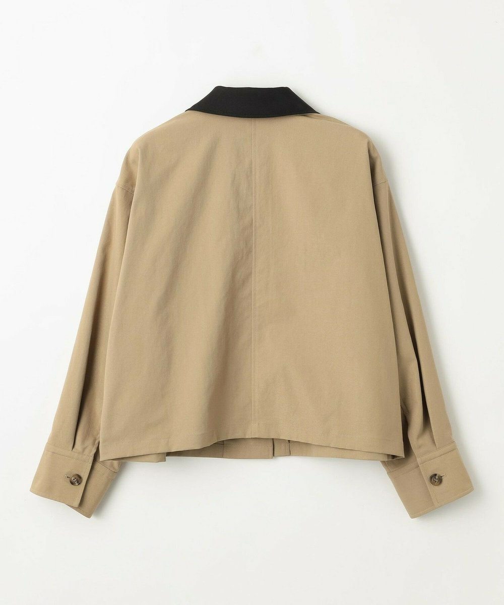 feerique feerique ポリエステルツイルワイドクロップドジャケット［セットアップ可能］ ベージュ