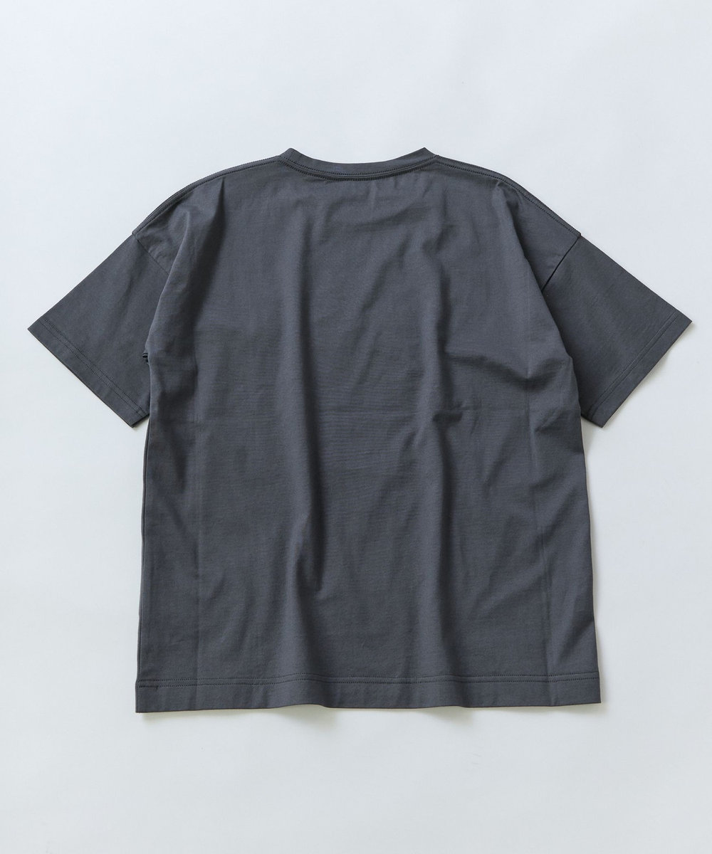 LOISIR 【アーティストコラボ】LOISIR×塩川いづみ イラストプリントTシャツ チャコールグレー