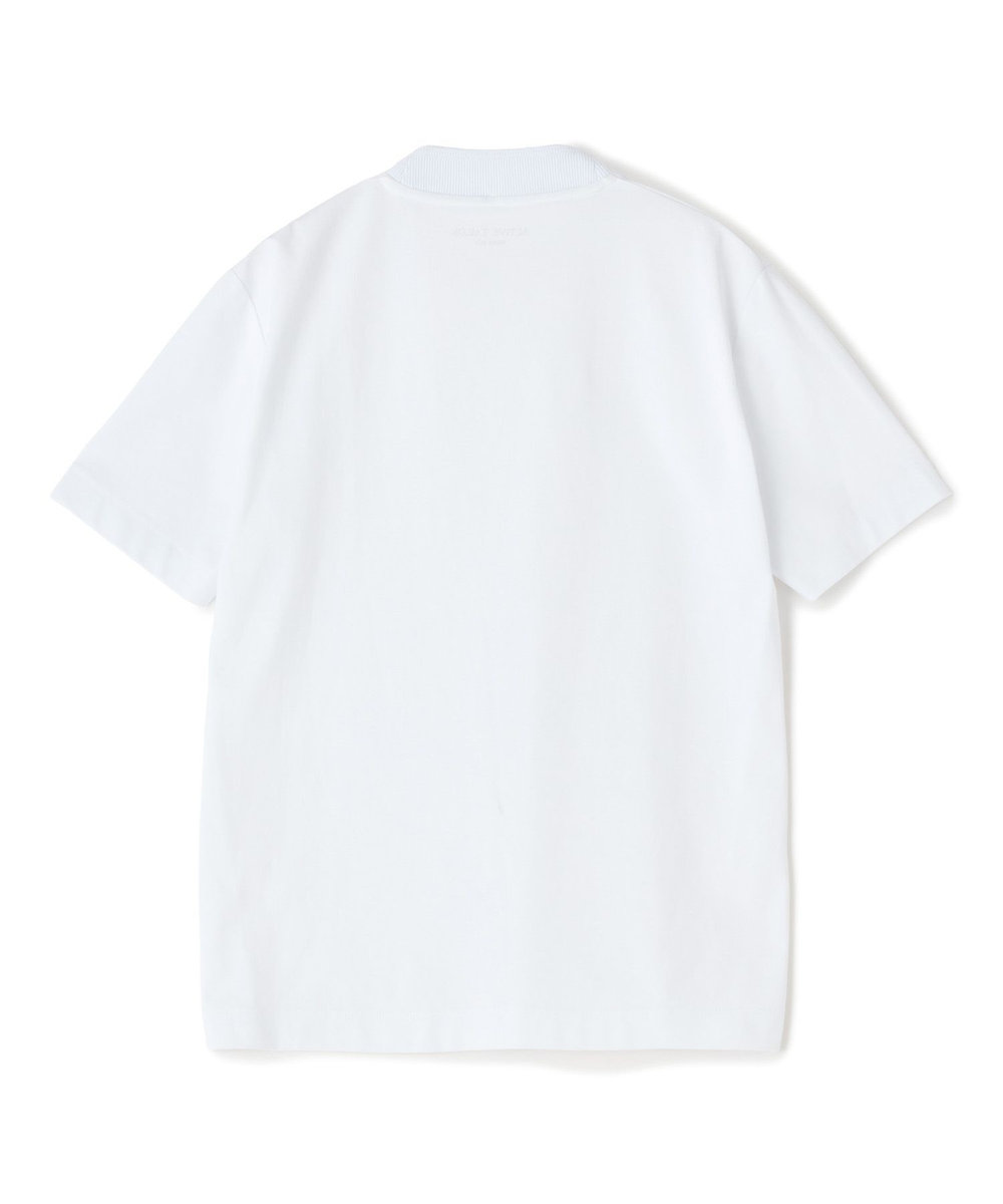 MEN'S BIGI 【ACTIVE TAILOR/アクティブテイラー】シルケットスムースクルーネックTシャツ＜接触冷感 / UVカット＞ ホワイト