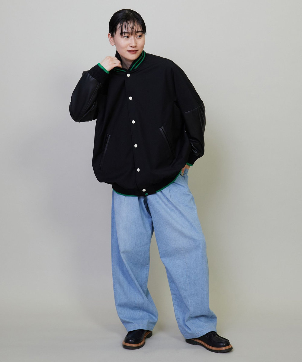 FRAPBOIS スタージャン ブルゾン ブラック