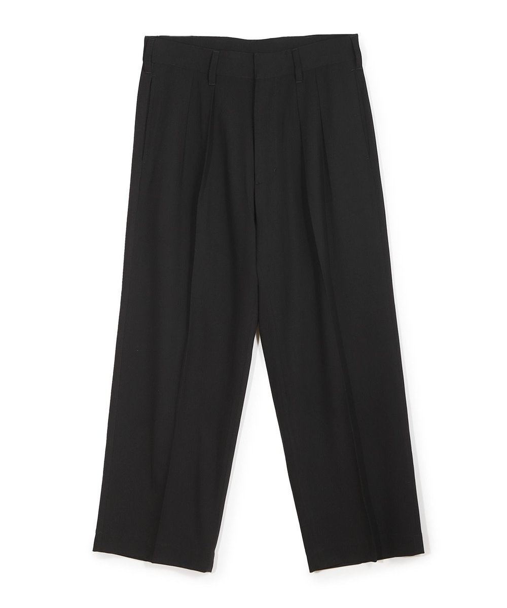 MEN'S BIGI セミワイドスラックス ブラック