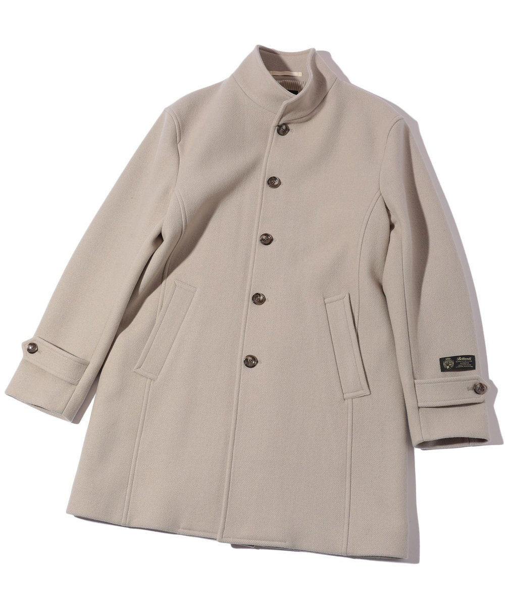 MEN'S BIGI 【Bellandi/べランディ】スタンドカラーコート ベージュ