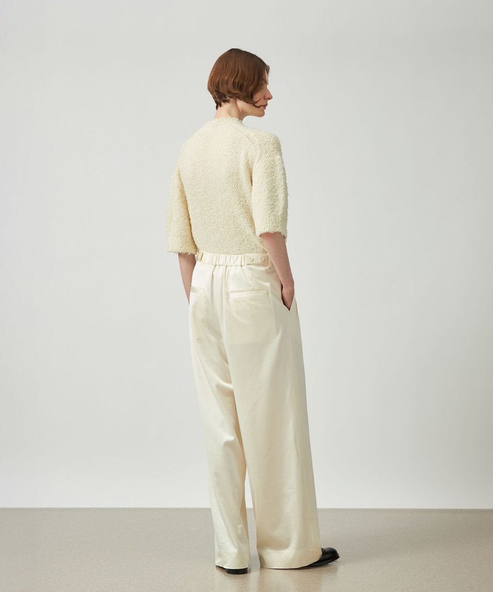 DÉPAREILLÉ LOW GAUGE LOOP YARN CREW NECK / ローゲージループヤーンクルーネック オフホワイト