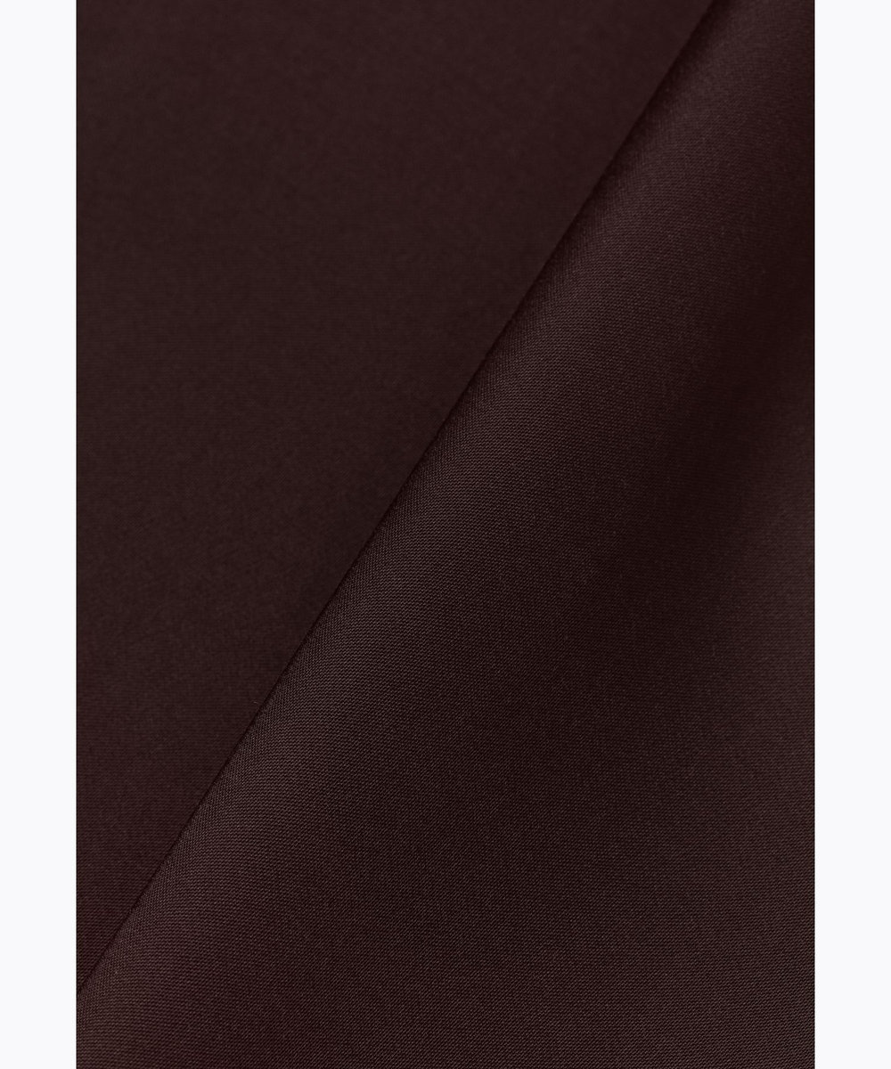 DÉPAREILLÉ VISCOSE SATIN GATHER PANTS / ヴィスコースサテンギャザーパンツ ボルドー