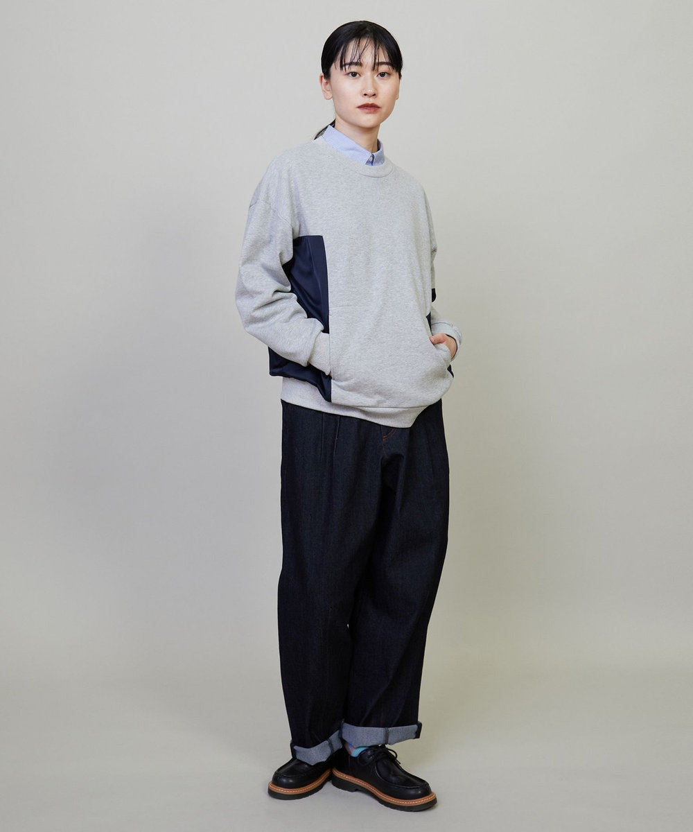 FRAPBOIS モーメントデニム デニムパンツ ネイビー