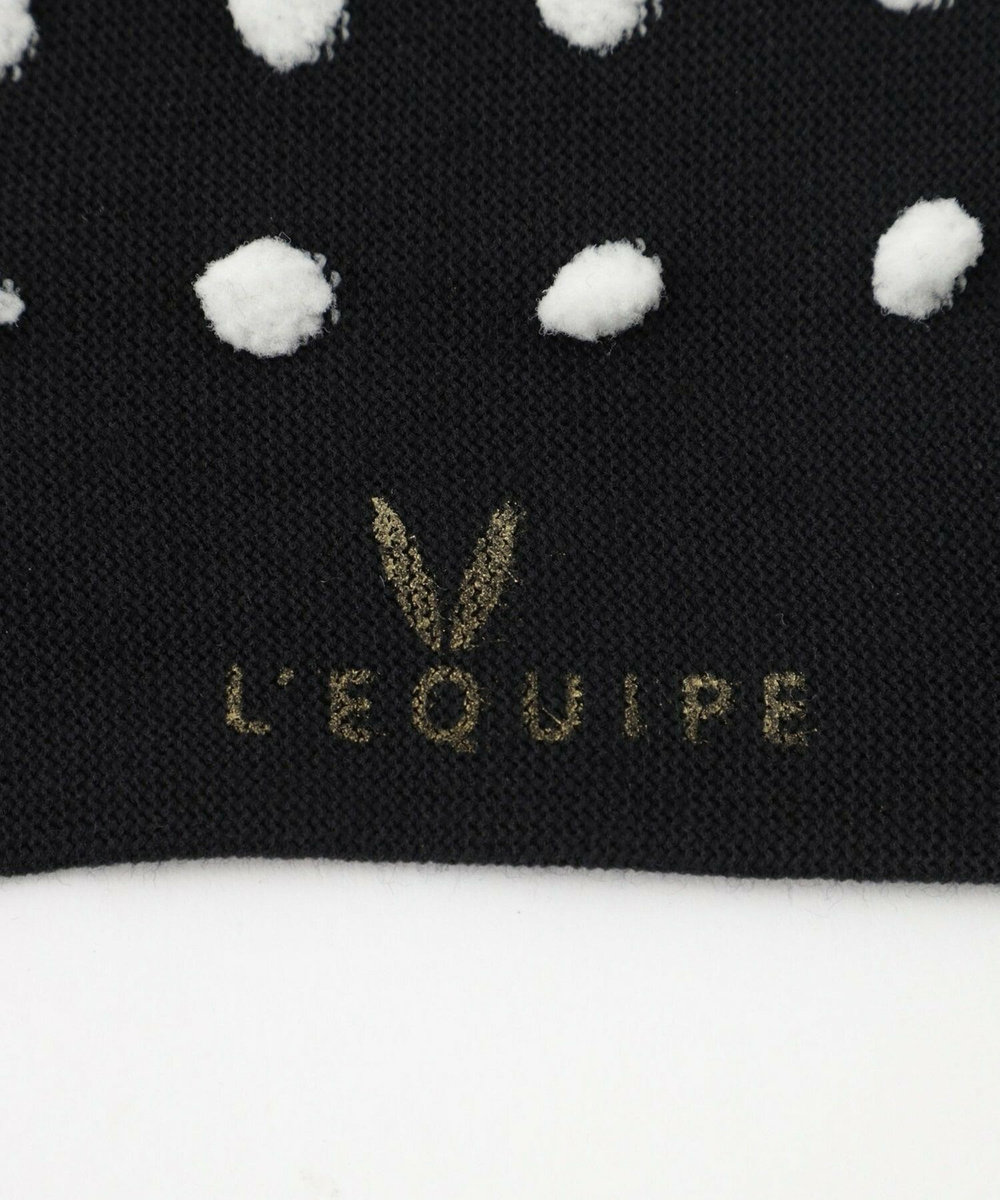 L'EQUIPE ネップドットソックス ブラック